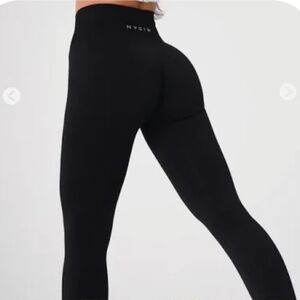 NVGTN Black Athletic Leggings with High Waist